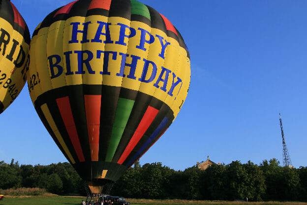 Birthday Hot Air Balloon