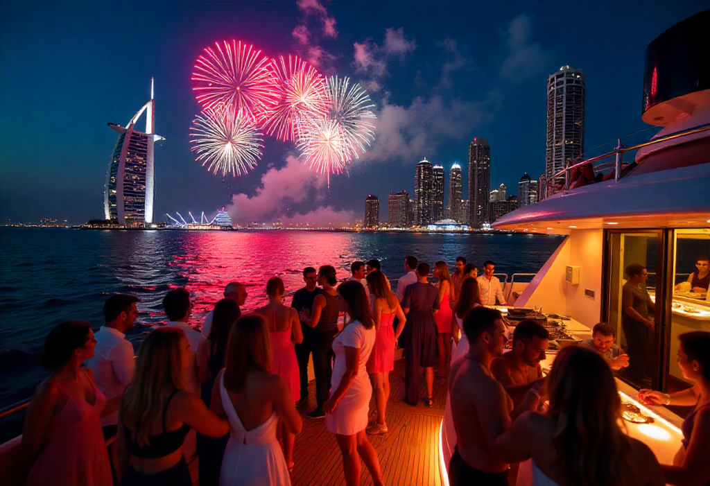 yacht party dubai new