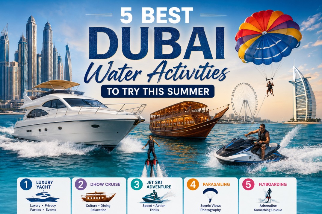 5 Most Popular Water Activities to Try This Summer in Dubai